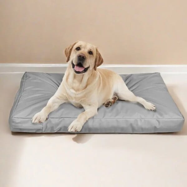 Capa de cama para cachorro, à prova d’água e à prova de poeira, removível e lavável, capa de substituição para colchão de cachorro, almofada para animais de estimação