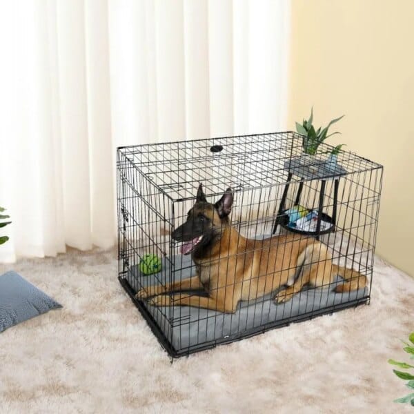 Capa de cama para cachorro, à prova d’água e à prova de poeira, removível e lavável, capa de substituição para colchão de cachorro, almofada para animais de estimação