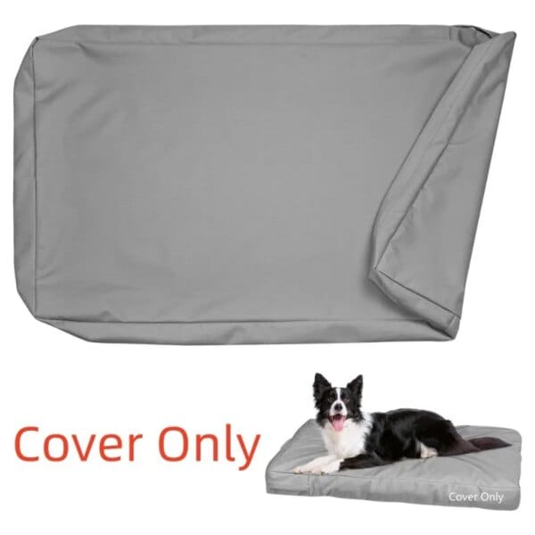 Capa de cama para cachorro, à prova d’água e à prova de poeira, removível e lavável, capa de substituição para colchão de cachorro, almofada para animais de estimação