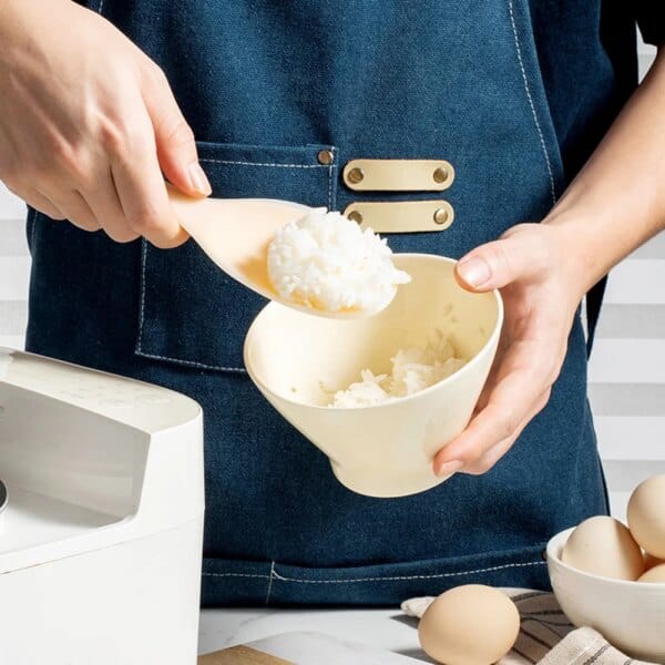 Colher de arroz de silicone de qualidade alimentar, colher de cozinha antiaderente, pá anti-escaldante, espátula para utensílios de cozinha, 1 peça