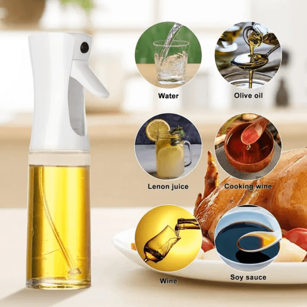 Oil Spray Garrafa para Cozinhar Cozinha, Azeite Pulverizador para Camping, BBQ Baking, Vinagre, Molho De Soja, Acessórios De Cozinha, 200ml, 300ml