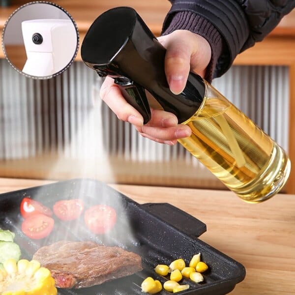 Oil Spray Garrafa para Cozinhar Cozinha, Azeite Pulverizador para Camping, BBQ Baking, Vinagre, Molho De Soja, Acessórios De Cozinha, 200ml, 300ml